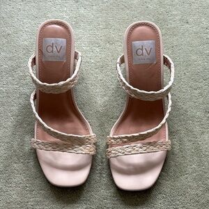 Dolce Vita Woven Block Heel Sandals